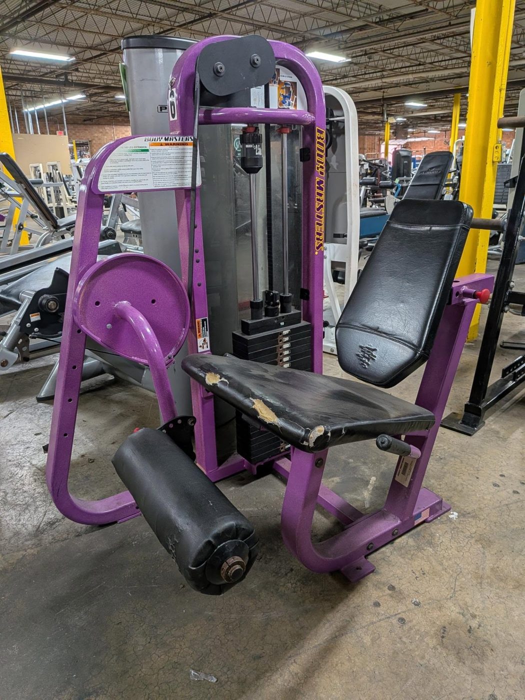 Body Masters Leg Extension Machine (Purple) – very good weight machines for sale