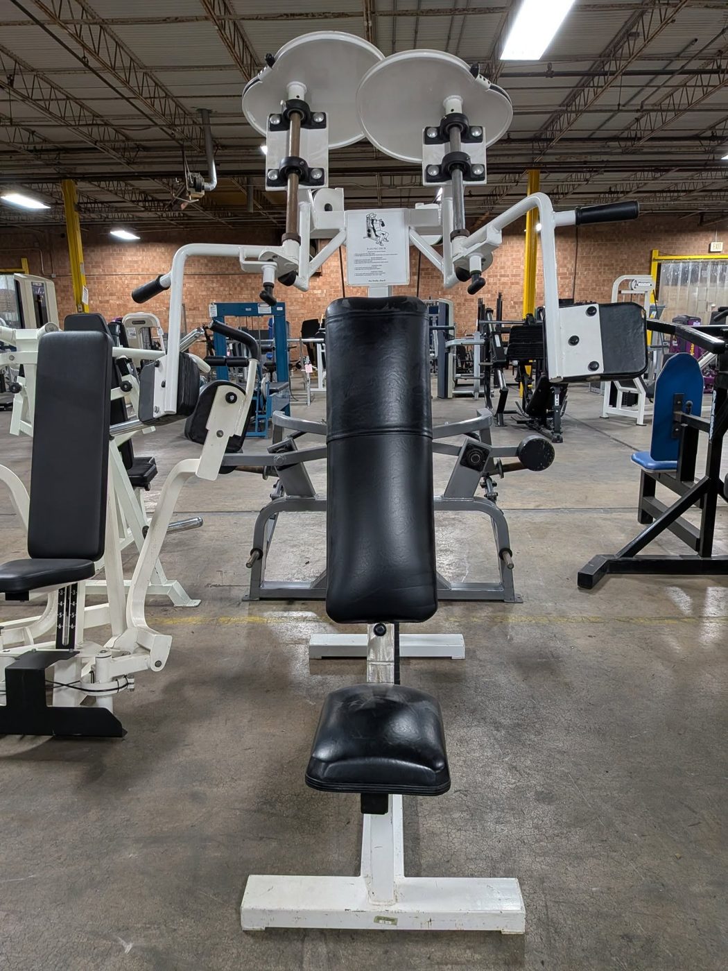ProMaxima Pec Deck (White Frame, Black Pad) – very good chest press machines for sale