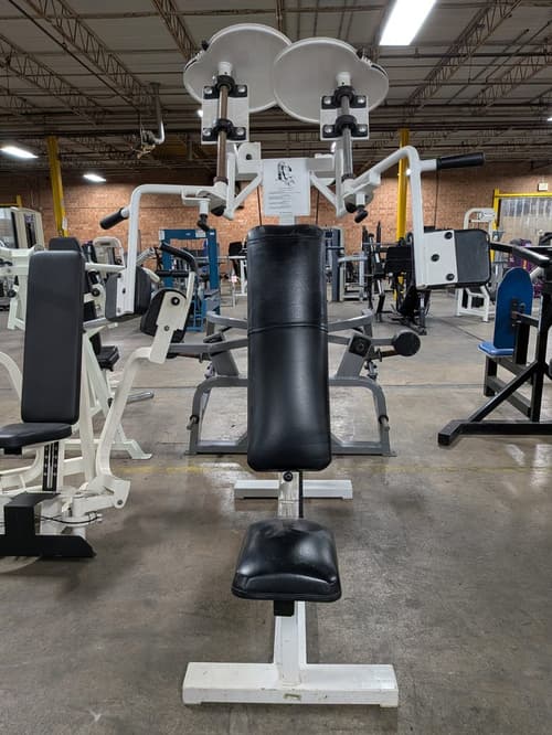 ProMaxima Pec Deck (White Frame, Black Pad) – very good chest press machines for sale