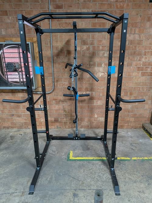 Commercial Grade Black Rack With Hi / Lo Pulley Machine – very good cable machines for sale