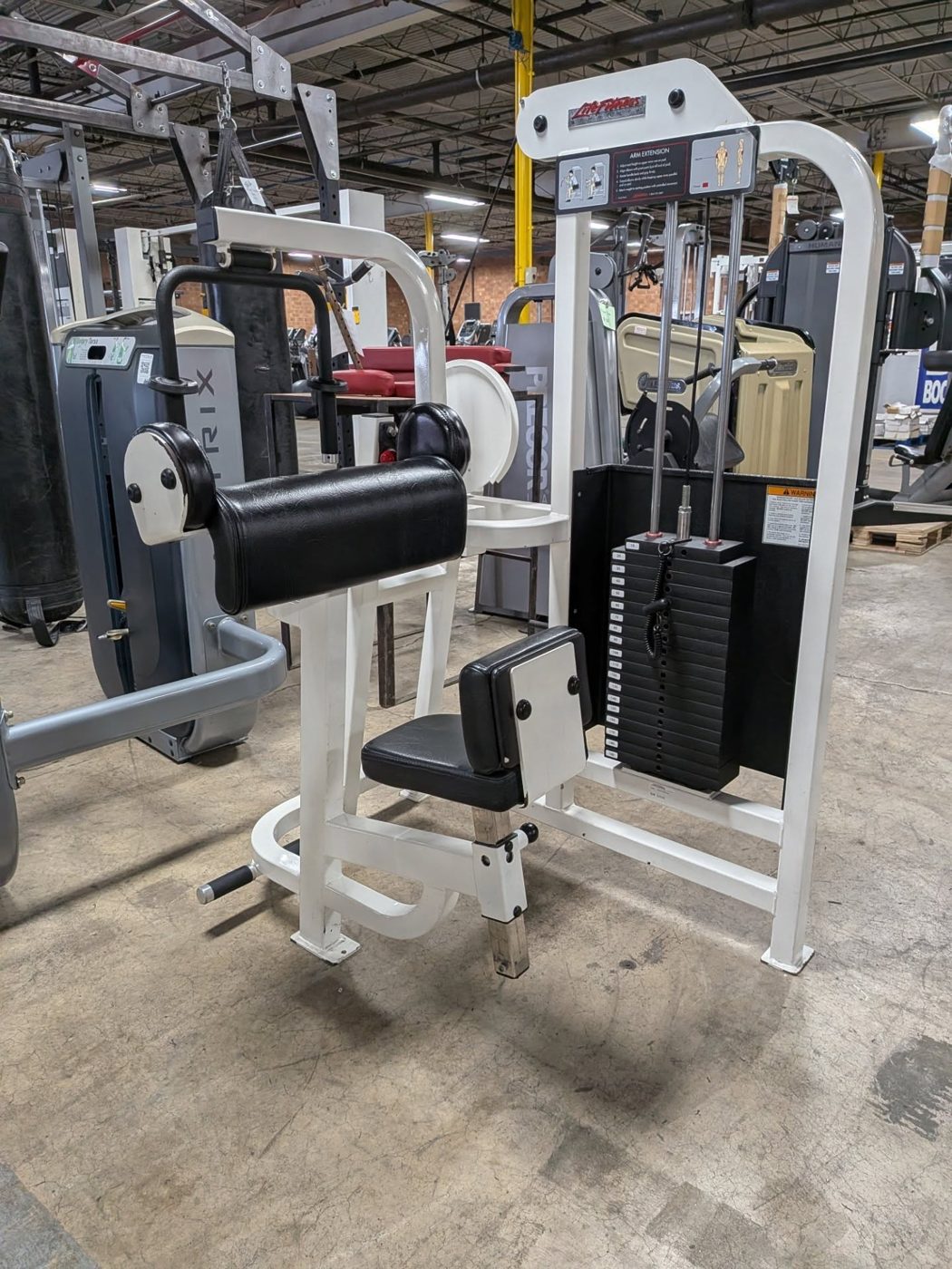 Life Fitness Arm Extension Machine – very good weight machines for sale