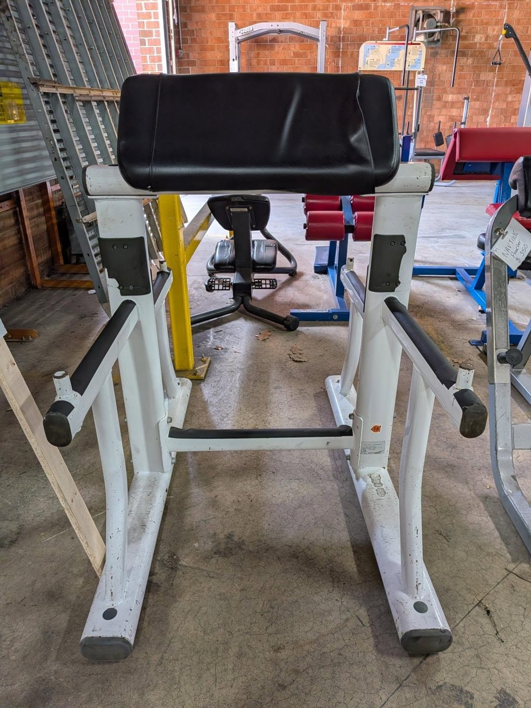 Life Fitness Standing Preacher Curl – very good weight machines for sale