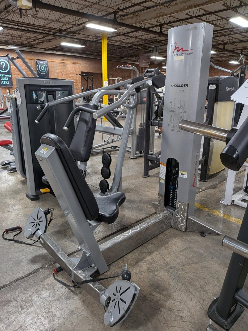 Freemotion Shoulder Machine – very good shoulder press machines for sale